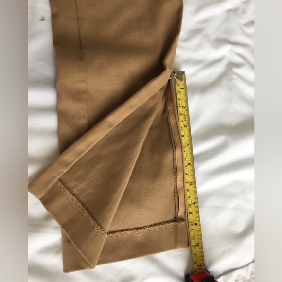 90’s Esprit brown super soft, suede feel, riding style pants with zippers. - Picture 9 of 14